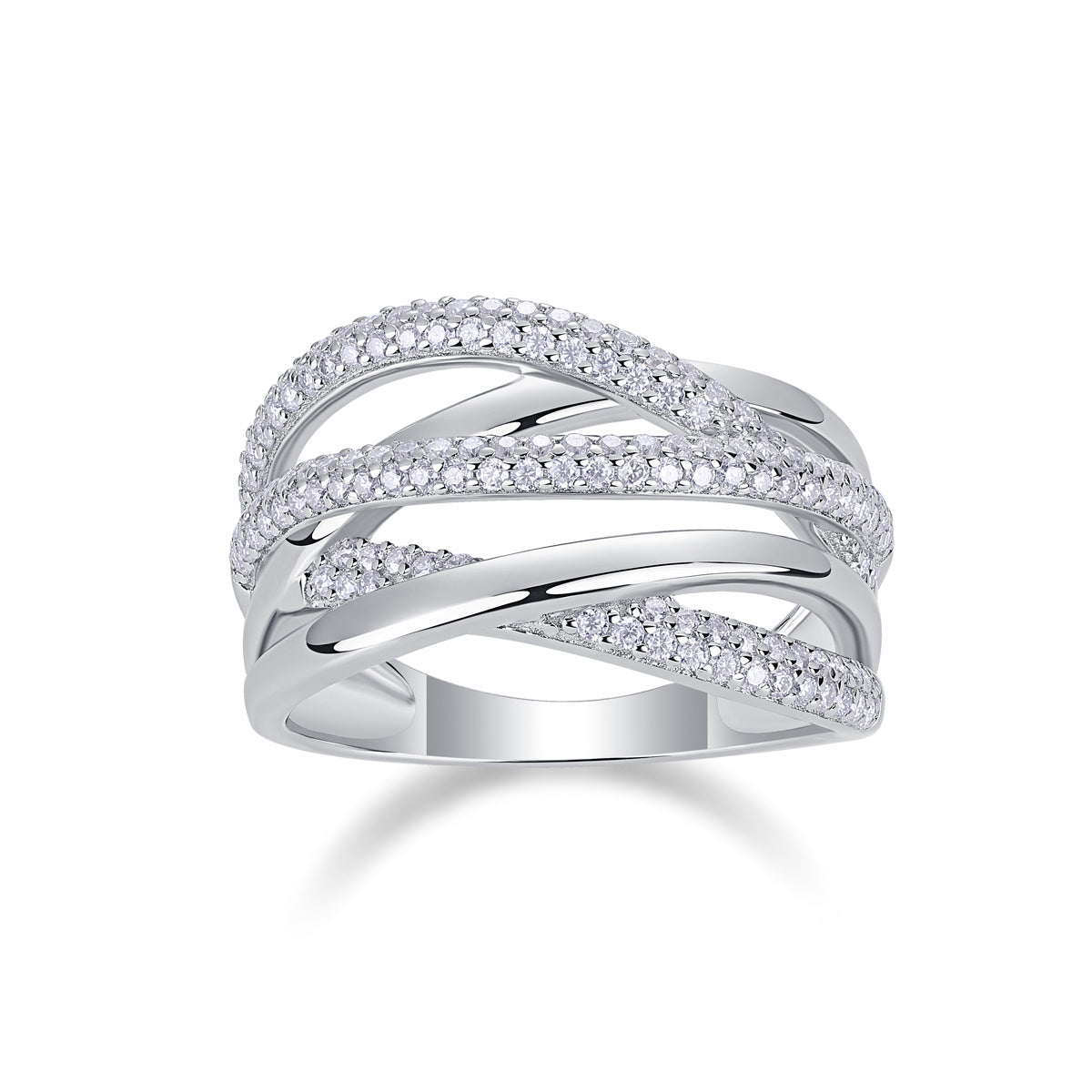 1.5CT Channel Set Moissanite Wedding Band | Half Eternity LuxeStones